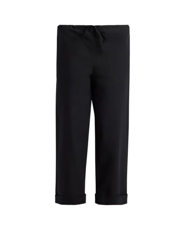 THE ROW Delano Straight-Leg Cotton Poplin Pants