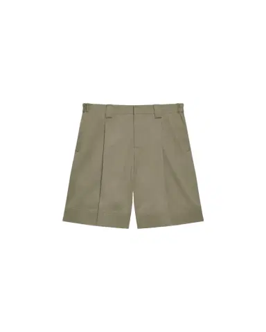 Helmut Lang Men's Cotton Pleated Oversized-Fit Bermuda Shorts | Thumbnail 1