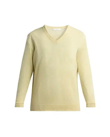 The Row Nian Cashmere V-Neck Sweater | Thumbnail 1