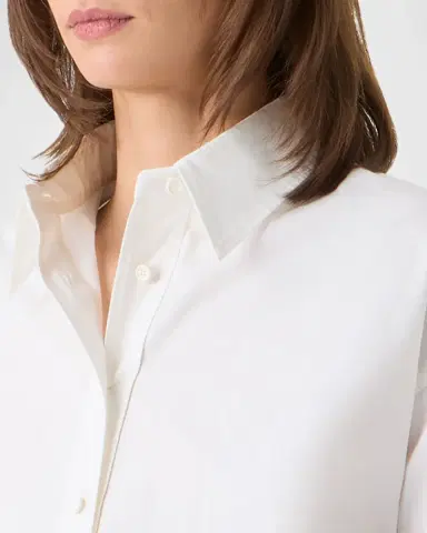 Akris punto Cotton Poplin Button-Down Shirt | Thumbnail 4 Akris punto Cotton Poplin Button-Down Shirt | Thumbnail 4