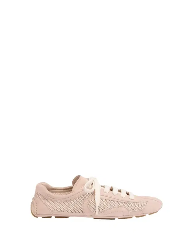 Monte Carlo Leather And Mesh Low-Top Sneakers