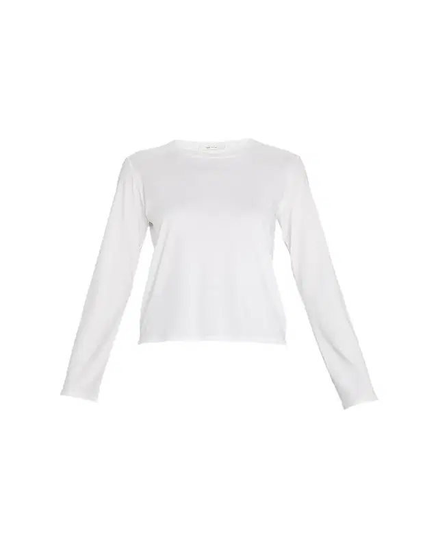 THE ROW Sherman Cotton Jersey Long-Sleeve T-Shirt