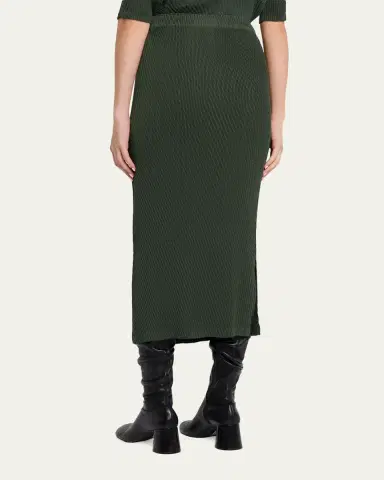 Issey Miyake Rhombus Double-Pleated Midi Skirt | Thumbnail 3