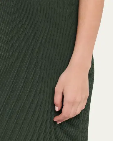 Issey Miyake Rhombus Double-Pleated Midi Skirt | Thumbnail 5