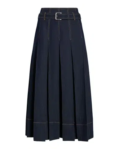 Cinq à Sept Rylee Pleated A-Line Midi Skirt | Thumbnail 3