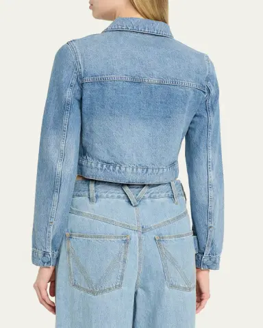 Frame The Small Denim Jacket | Thumbnail 3