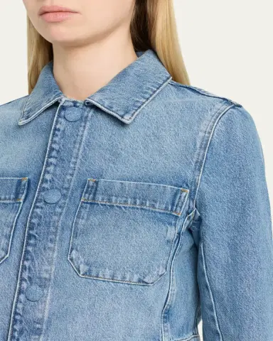 Frame The Small Denim Jacket | Thumbnail 5