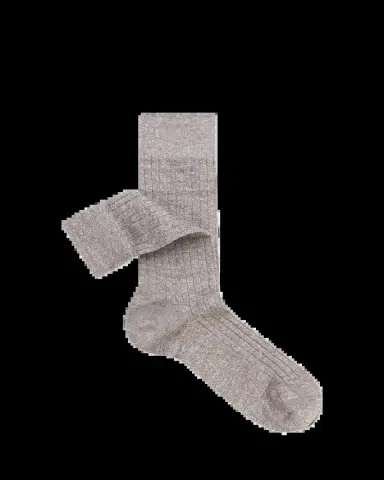Sozzi Calze Men's Melange Rib Crew Socks | Thumbnail 2