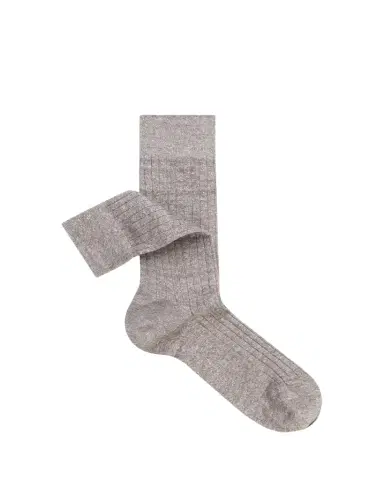 Sozzi Calze Men's Melange Rib Crew Socks | Thumbnail 1