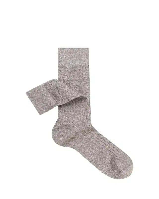 Men's Melange Rib Crew Socks