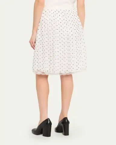 Marc Jacobs Polka-Dot Layered Crinkle Chiffon Mini Skirt | Thumbnail 3 Marc Jacobs Polka-Dot Layered Crinkle Chiffon Mini Skirt | Thumbnail 3