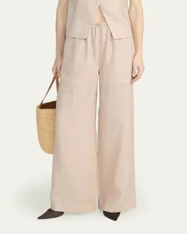 FRAME The Linen Lounge Pants | Thumbnail 4