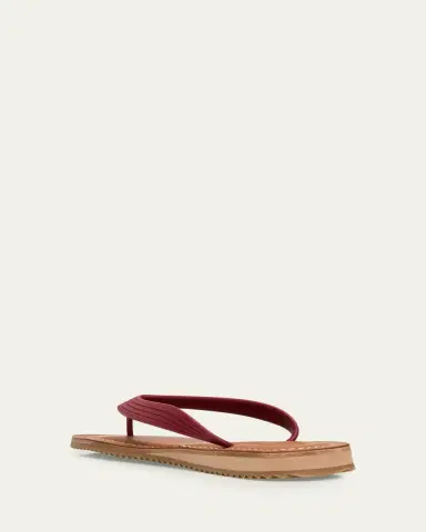 Miu Miu Logo Flat Thong Sandals | Thumbnail 8 Miu Miu Logo Flat Thong Sandals | Thumbnail 8