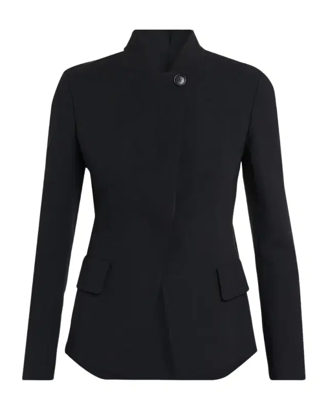 Akris Kay Wool Double-Face Short Jacket