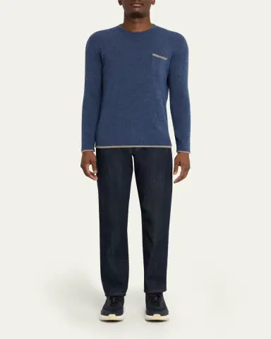 Sease Men's Shore 2.0 Cashmere Crewneck Sweater | Thumbnail 6