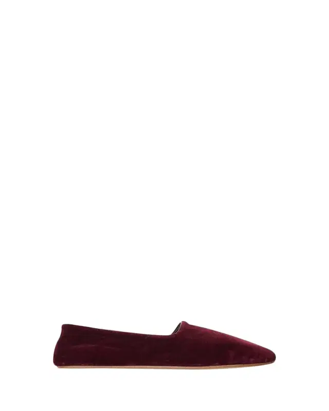 THE ROW Ponti Velvet Slippers