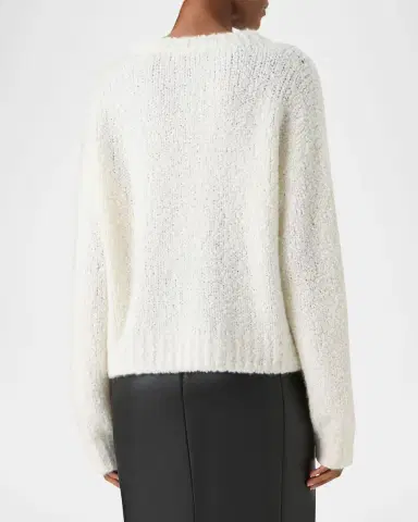 Akris Cashmere-Silk Boucle Knit Sweater | Thumbnail 2 Akris Cashmere-Silk Boucle Knit Sweater | Thumbnail 2