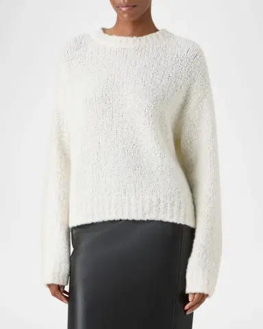 Akris Cashmere-Silk Boucle Knit Sweater | Thumbnail 3 Akris Cashmere-Silk Boucle Knit Sweater | Thumbnail 3