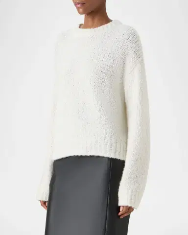 Akris Cashmere-Silk Boucle Knit Sweater | Thumbnail 5 Akris Cashmere-Silk Boucle Knit Sweater | Thumbnail 5