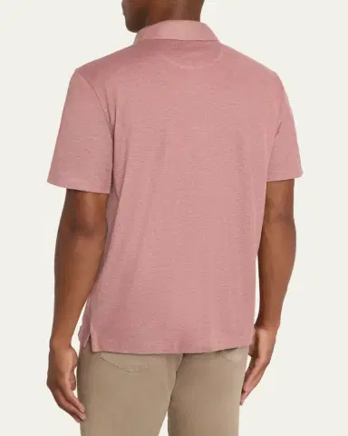Brioni Men's Jersey Pique Polo Shirt | Thumbnail 11