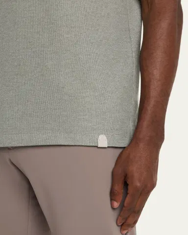 Brioni Men's Jersey Pique Polo Shirt | Thumbnail 5