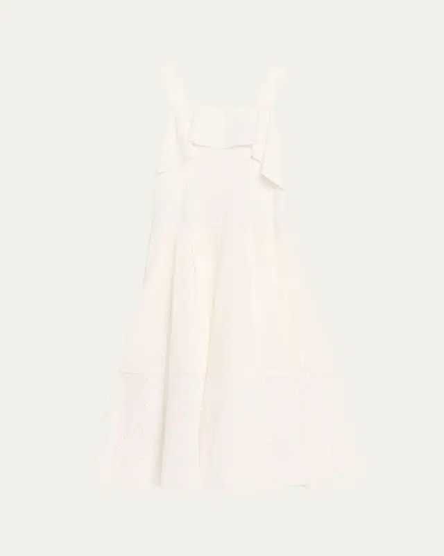 3.1 Phillip Lim Sleeveless Broderie Anglaise Midi Dress