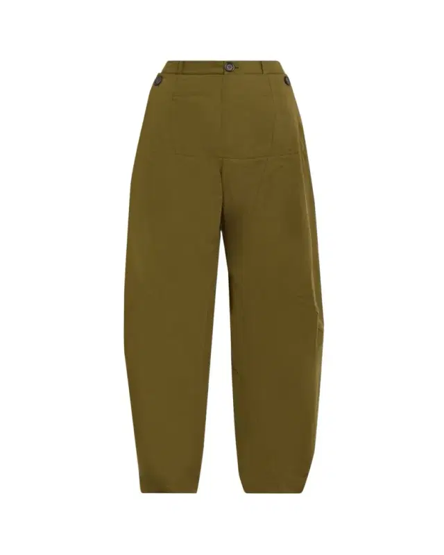 Zomer Paneled Barrel-Leg Sailor Trousers