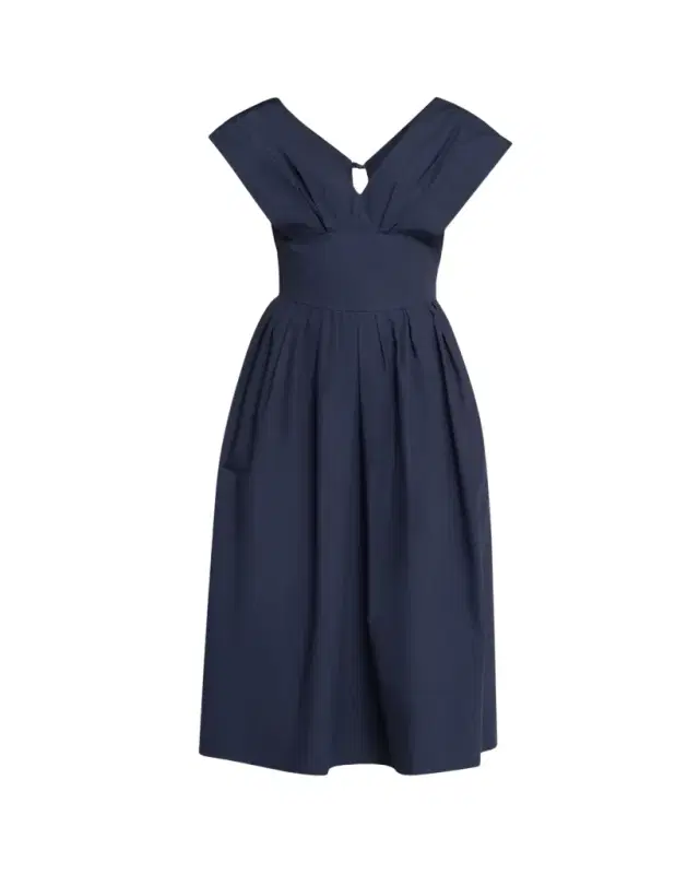 Rosie Assoulin In Full Bloom Pleated Taffeta Midi Dress