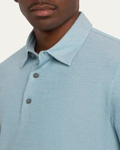 Brioni Men's Jersey Pique Polo Shirt | Thumbnail 13