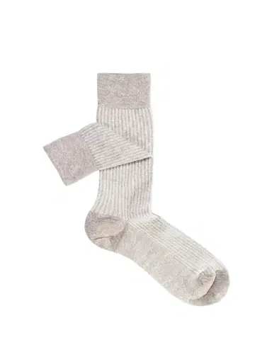 Sozzi Calze Men's Linen-Blend Crew Socks | Thumbnail 1