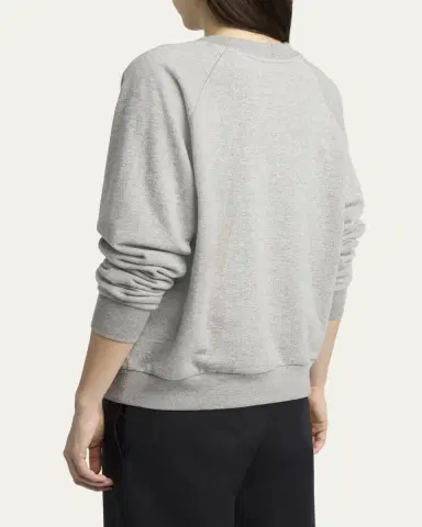 The Row Eulalia Cotton & Cashmere Crewneck Sweater | Thumbnail 3 The Row Eulalia Cotton & Cashmere Crewneck Sweater | Thumbnail 3