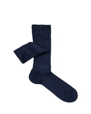 Sozzi Calze Men's Melange Rib Crew Socks | Thumbnail 1 Sozzi Calze Men's Melange Rib Crew Socks | Thumbnail 1