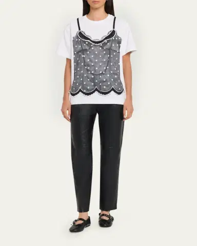 Marc Jacobs Trompe L'Oeil Cami T-Shirt | Thumbnail 2 Marc Jacobs Trompe L'Oeil Cami T-Shirt | Thumbnail 2