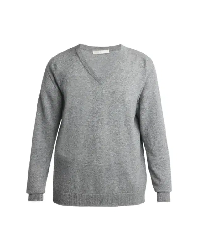 THE ROW Nian Cashmere V-Neck Sweater