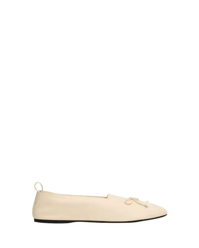 Nappa Leather Ballerina Flats