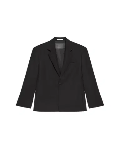 Helmut Lang Men's Wool Gabardine Relaxed-Fit Blazer | Thumbnail 1