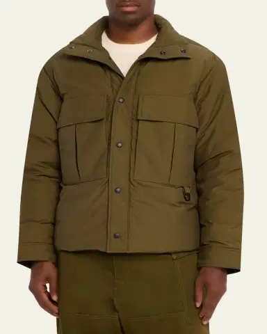 Canada Goose Men's Kirby Padded Ripstop Snap-Front Jacket | Thumbnail 4 Canada Goose Men's Kirby Padded Ripstop Snap-Front Jacket | Thumbnail 4