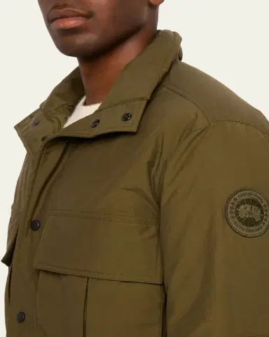 Canada Goose Men's Kirby Padded Ripstop Snap-Front Jacket | Thumbnail 5 Canada Goose Men's Kirby Padded Ripstop Snap-Front Jacket | Thumbnail 5