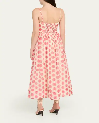 Cara Cara Pero Printed Sleeveless Midi Dress | Thumbnail 3 Cara Cara Pero Printed Sleeveless Midi Dress | Thumbnail 3