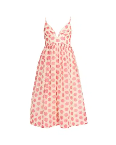 Cara Cara Pero Printed Sleeveless Midi Dress | Thumbnail 1 Cara Cara Pero Printed Sleeveless Midi Dress | Thumbnail 1