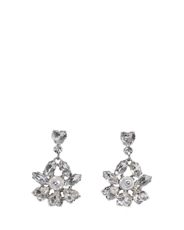 Simone Rocha Heartbloom Drop Earrings