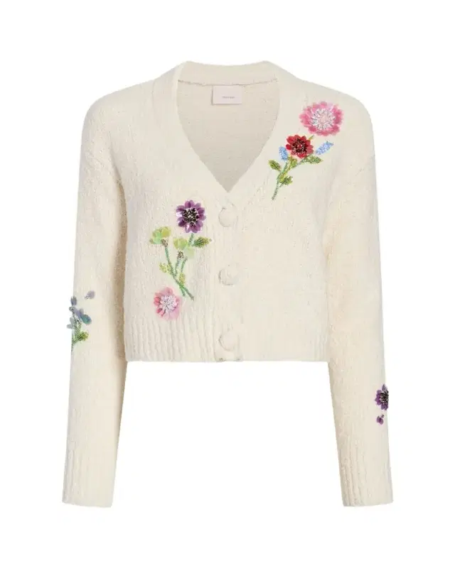 Solene Floral Embellished Cardigan