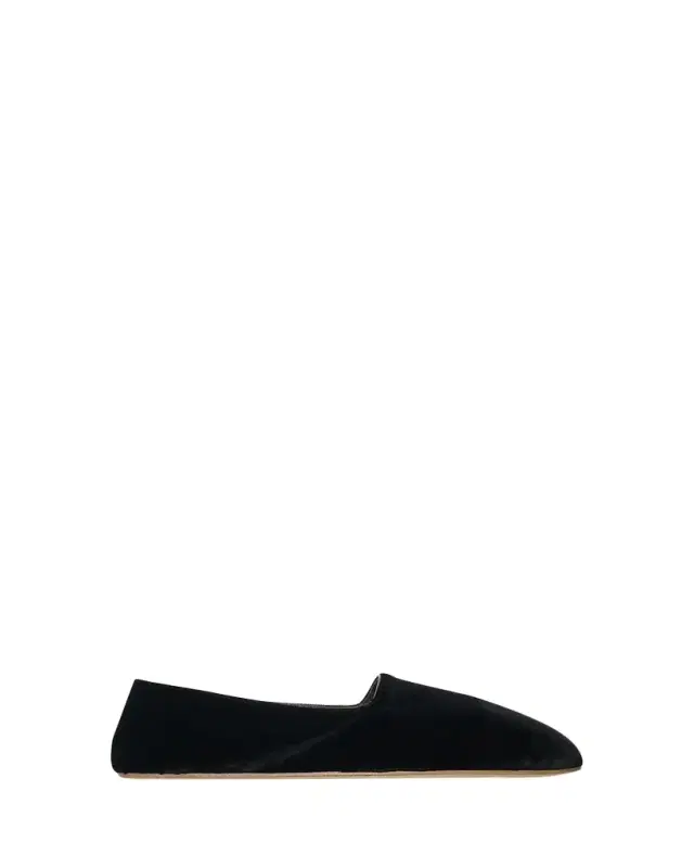 THE ROW Ponti Velvet Slippers
