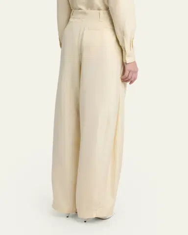 The Row Beta Silk Shantung Pajama Pants | Thumbnail 3 The Row Beta Silk Shantung Pajama Pants | Thumbnail 3