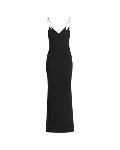 Tom Ford Strappy Satin Back Crepe Maxi Dress | Thumbnail 1