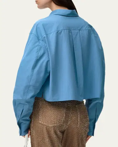 Loewe Cotton Poplin Boxy Button-Down Shirt | Thumbnail 3