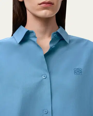 Loewe Cotton Poplin Boxy Button-Down Shirt | Thumbnail 5