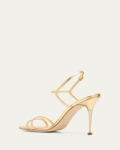 Manolo Blahnik 105mm Ciagapla Metallic Leather Sandals | Thumbnail 4 Manolo Blahnik 105mm Ciagapla Metallic Leather Sandals | Thumbnail 4