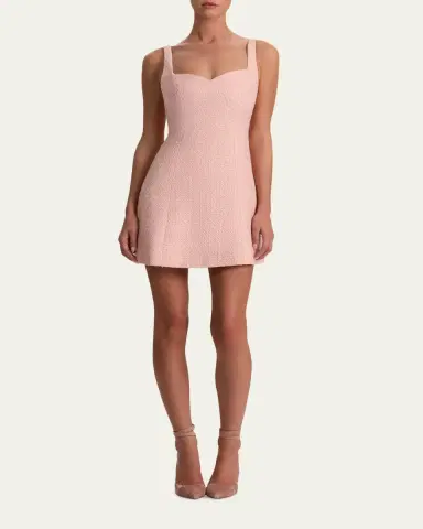 Alice + Olivia Eve Tweed Mini Dress | Thumbnail 2 Alice + Olivia Eve Tweed Mini Dress | Thumbnail 2