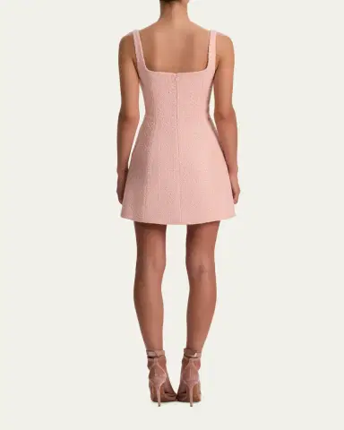 Alice + Olivia Eve Tweed Mini Dress | Thumbnail 3 Alice + Olivia Eve Tweed Mini Dress | Thumbnail 3